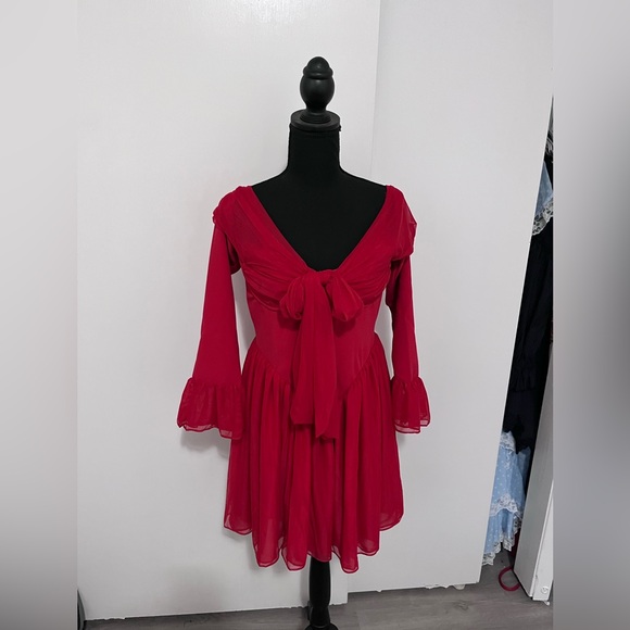 House of CB Red Mini Dress - Picture 1 of 5